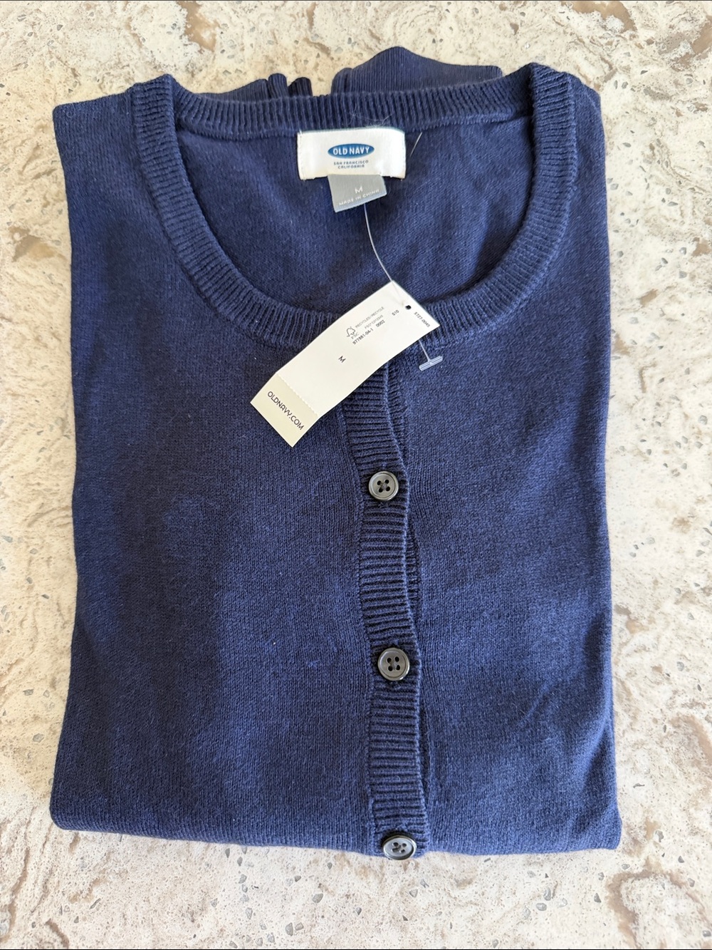 NWT Old Navy Women’s Navy Blue Button-Front Cardigan